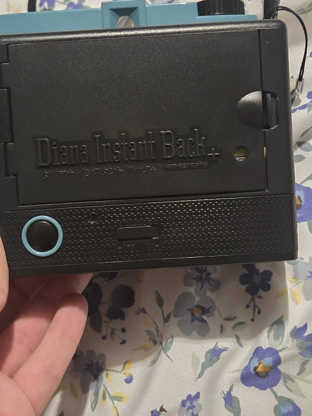 Diana F+ Medium Format Camera — Teal and Black